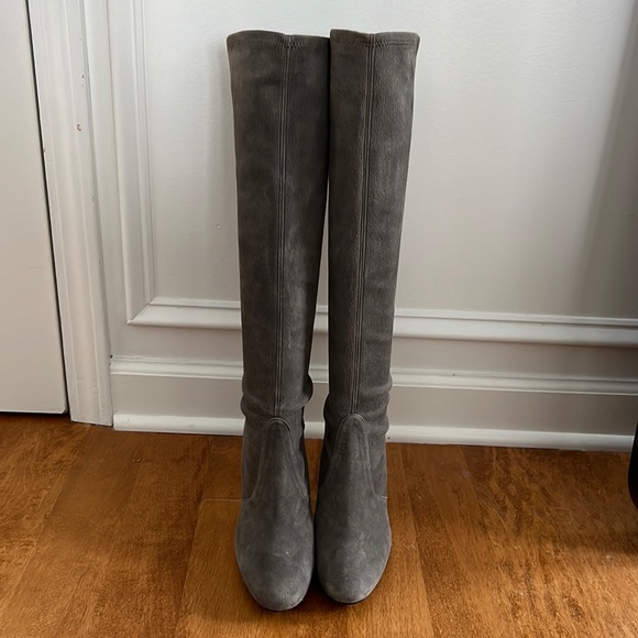 Stuart Weitzman Suede Knee High Boots - Picture 1 of 4